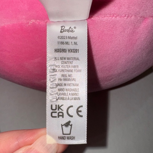 Barbie Plush "Cuutopia" w/Pony Tail, Pink Dress w/Bows NWT - Picture 6 of 7